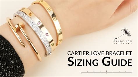 smallest cartier bracelet size|cartier bracelet dimensions.